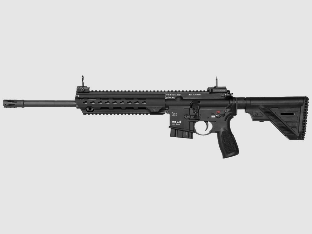 Heckler & Koch karabinek samopowtarzalny Heckler & Koch HK SLB MR223 A3 Slim Line HKey 16,5" czarny BLK .223 Rem / 5,56x45