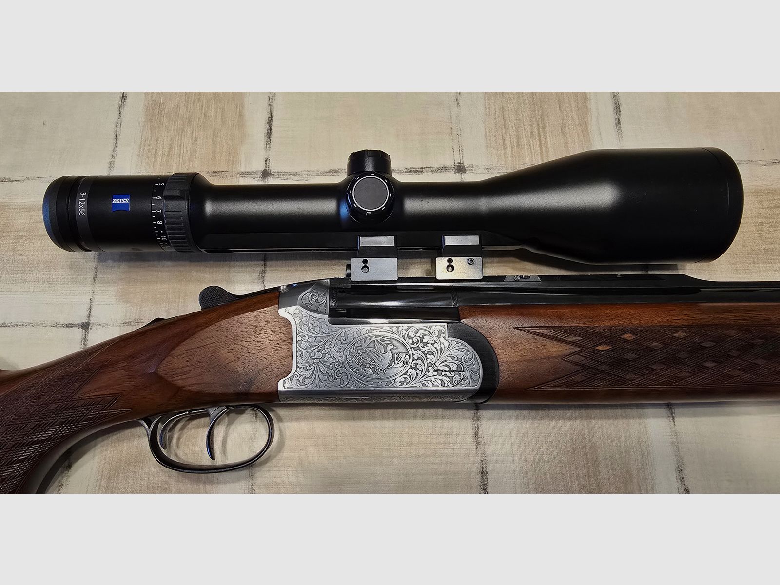 Antonio Zoli BBF Bockbüchsflinte Bavaria Z95 .30-06 12/70 incluant Zeiss Victory HT 3-12x56