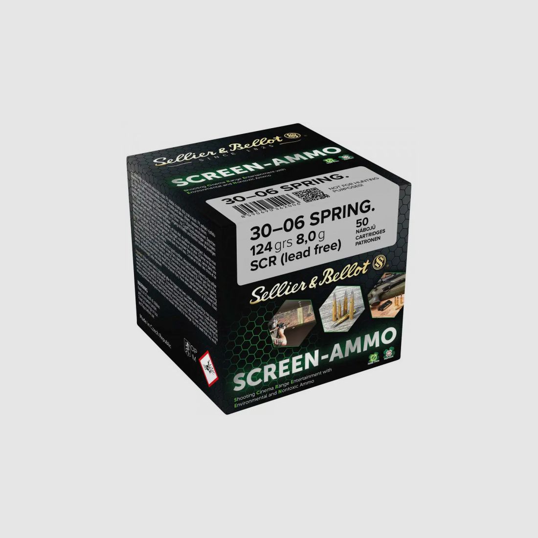 SELLIER & BELLOT SCREEN-AMMO - .30-06SPR. - SCR 124GRS. - 50 STÜCK