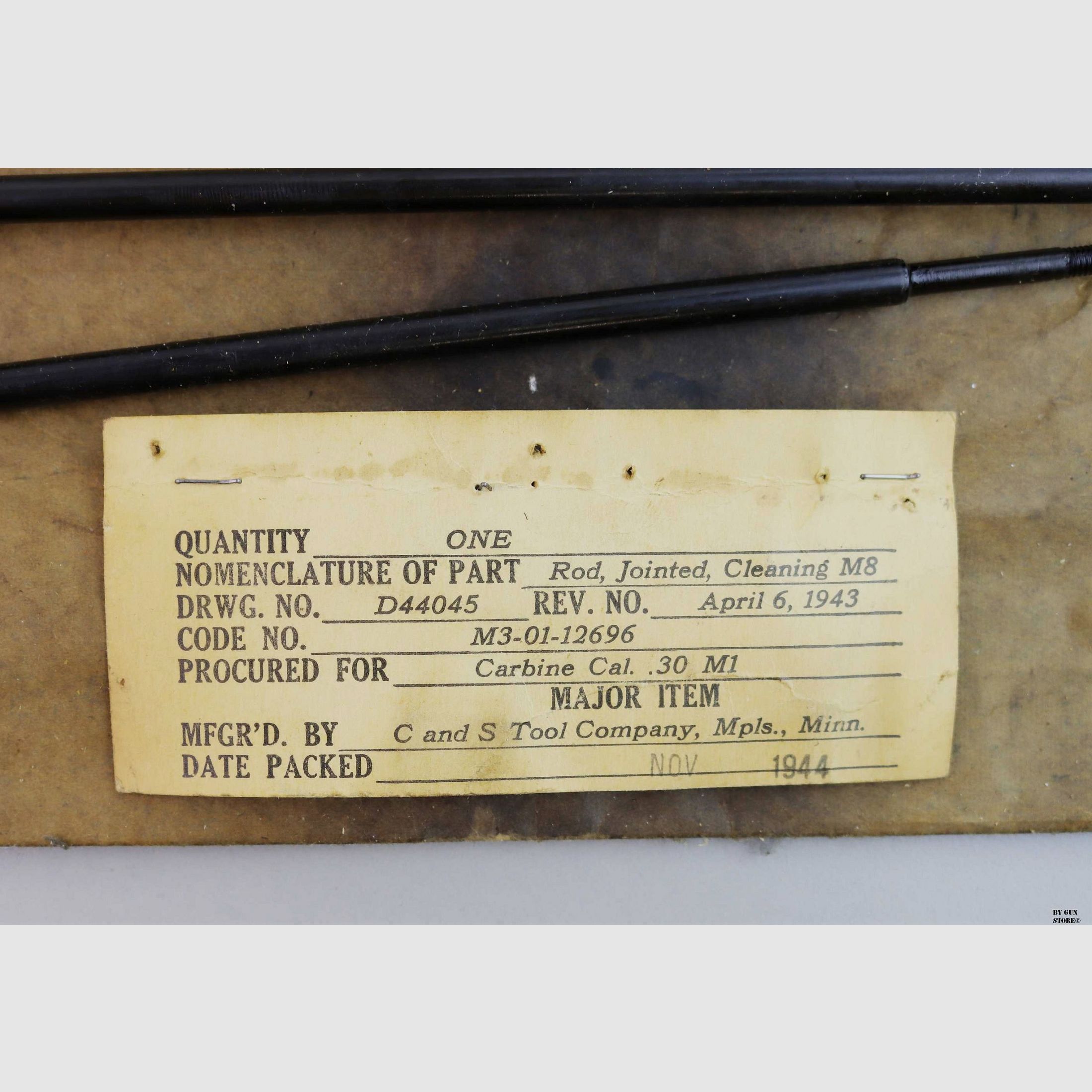 M8 30 M1 – Cleaning M8 Carbine cal. 30 M1, image 2 of 4