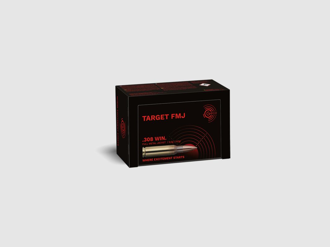 GECO 308WIN - 147GR FMJ