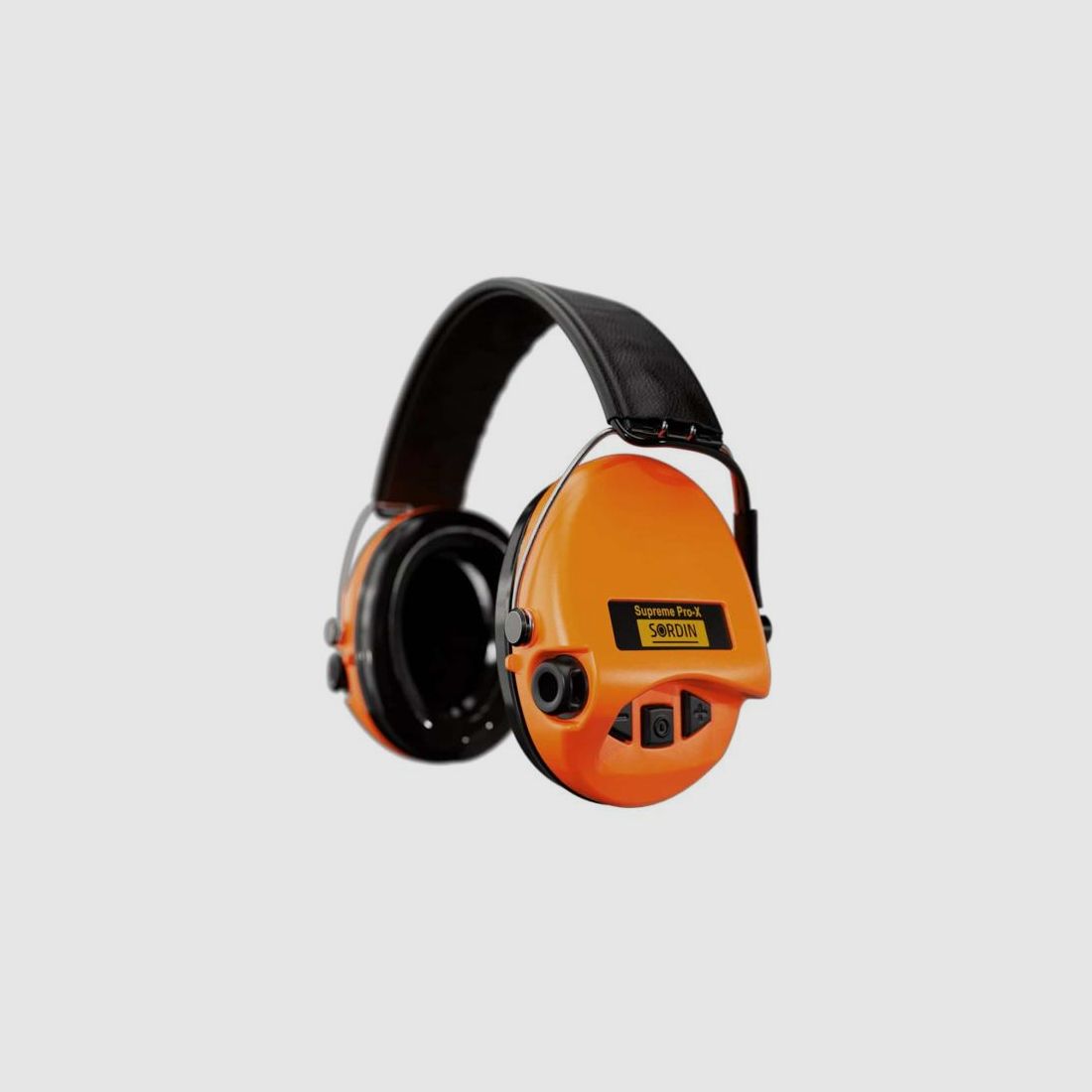 SORDIN Gehörschutz Supreme Pro X - orange/Leder 25dB - aktiv und flach