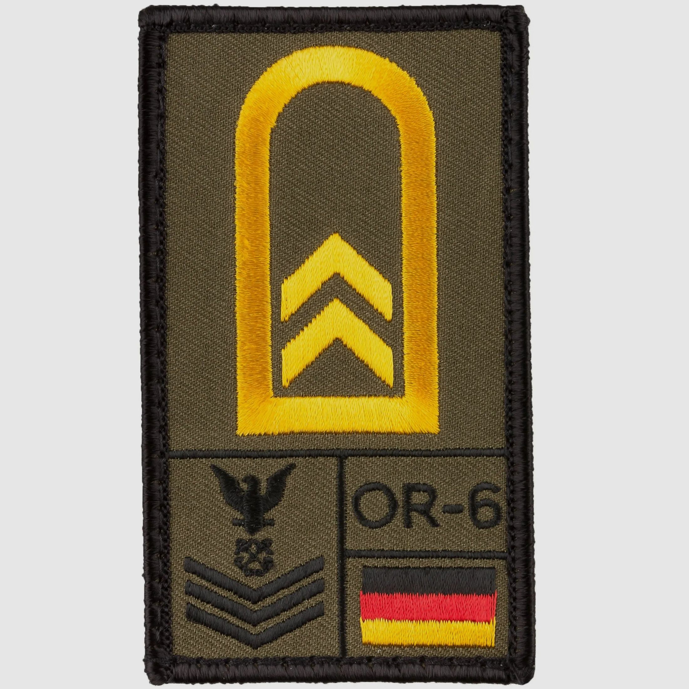 Café Viereck Café Viereck Rank Patch Oberbootsmann oliv