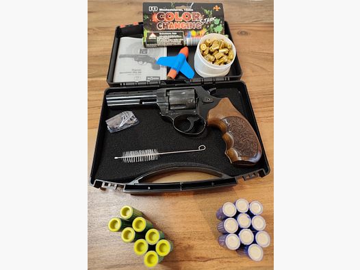 Röhm RG 99 schwarz alte PTB 452 von 1994 +Munition und Pyro Effekte