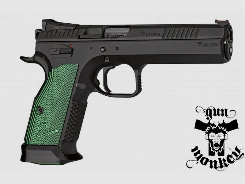 CZ Tactical Sport 2 Racing Green-pistool kal. 9x19mm, afbeelding 2 van 3