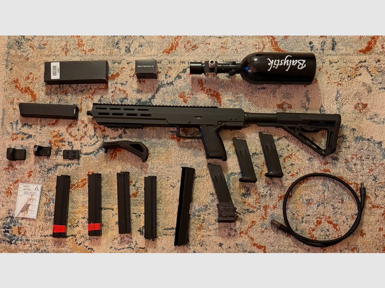 SSX303 met HPA-kit en SSX23 slide