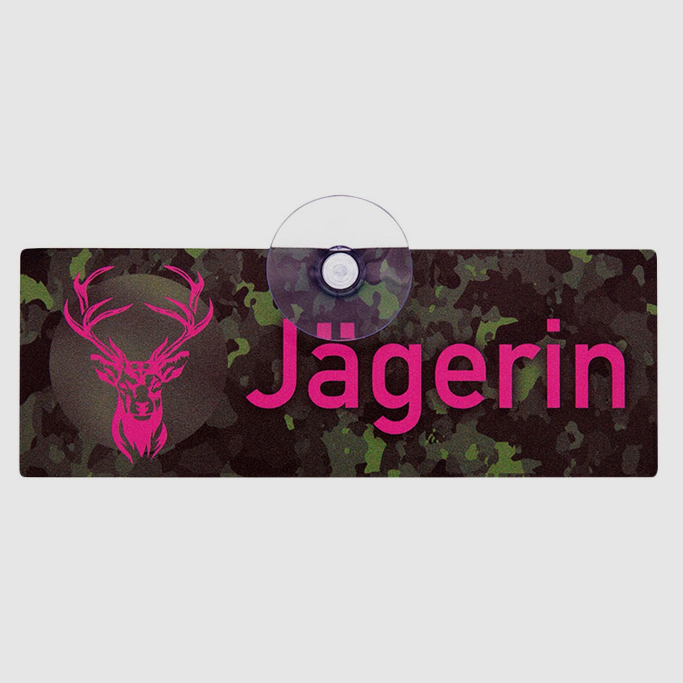 Wilde Hilde Original Autoschild Jägerin