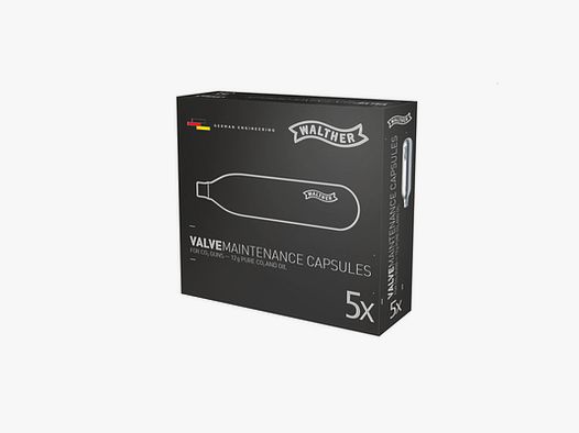 Walther CO2 und Öl Wartungskapseln 5er Pack