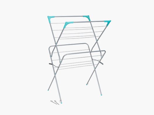 Clothes dryer incl. ground nails, linen length 9.3 m
