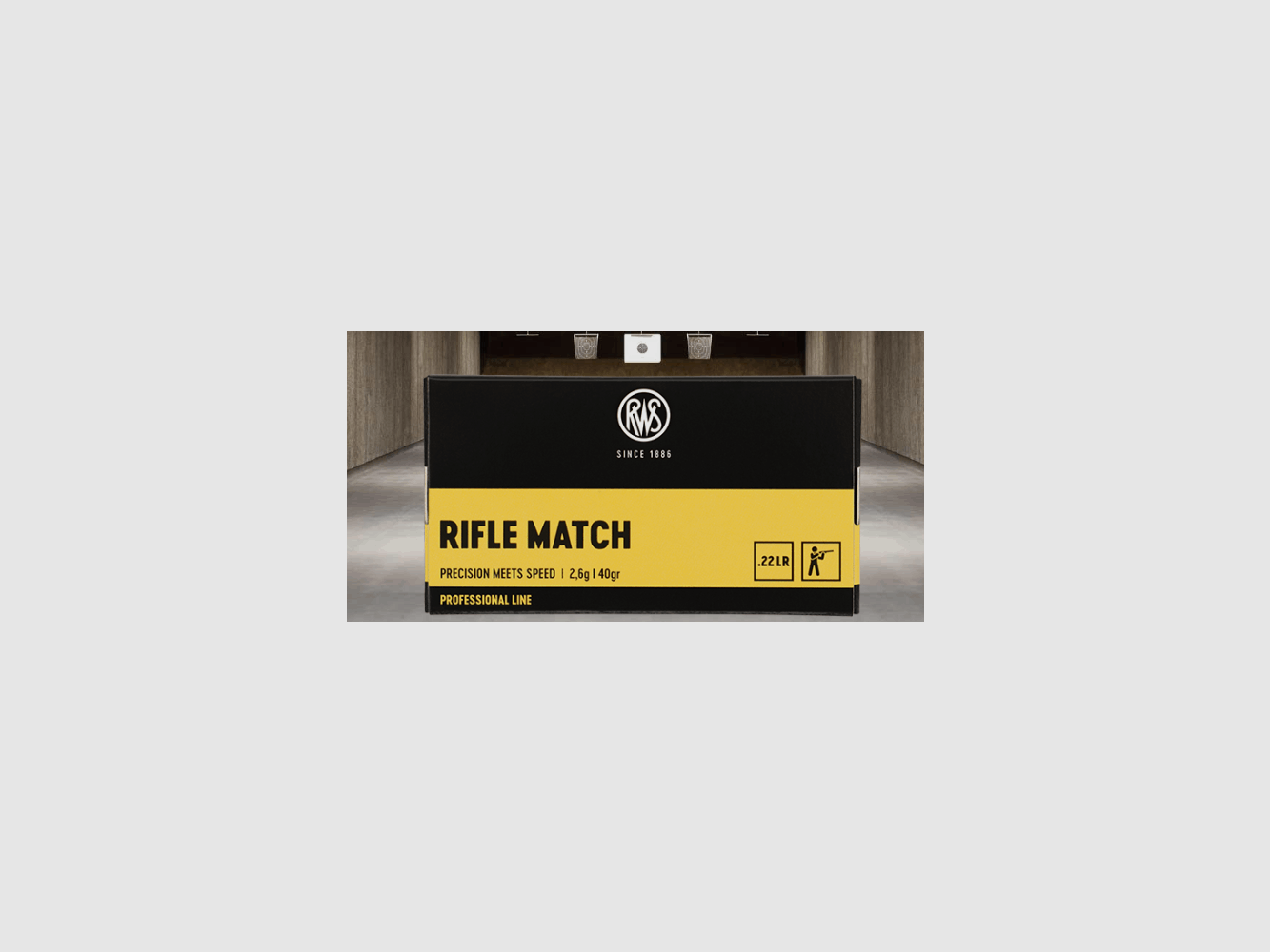 RWS .22 lr. Carabine Match 50 pièces.