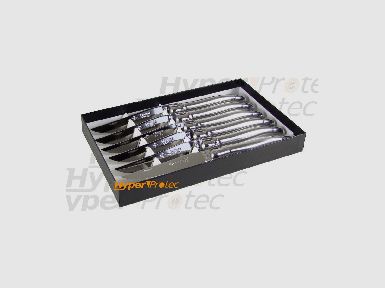 Set de Regalo Laguiole de Aluminio Mango Completo con Guilloché, imagen 4 de 4