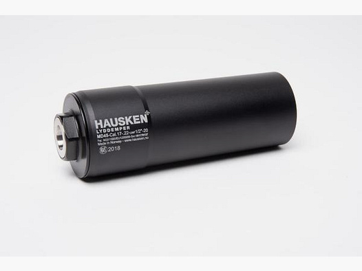 HAUSKEN Schalldämpfer f. EWB-Waffen MD45 -Aufsatz-SD .17-.22 Gewinde 18x1 (20+ dB)