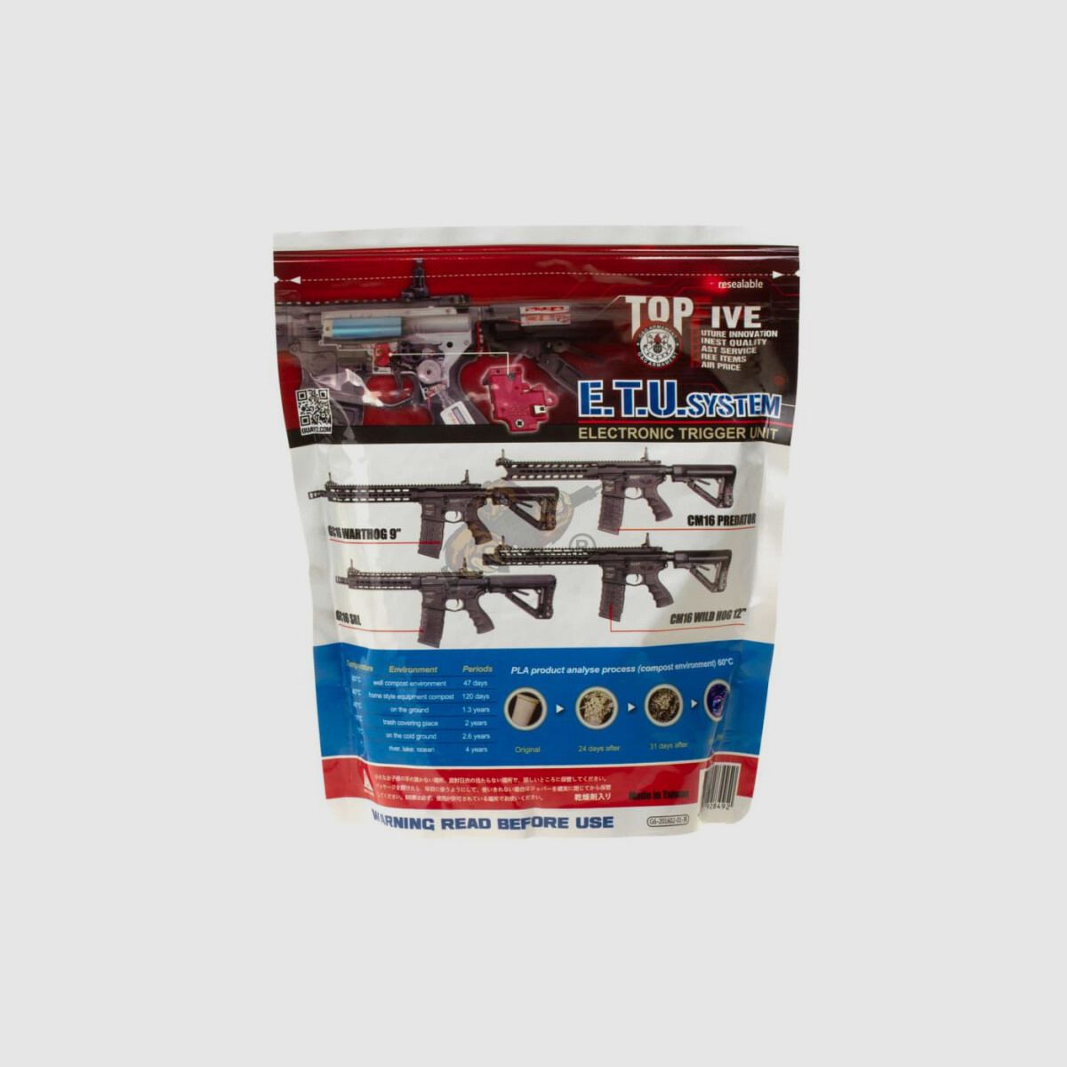 G&G CM16 Wild Hog 13,5" Airsoft con ETU Kit para principiantes max 0,5