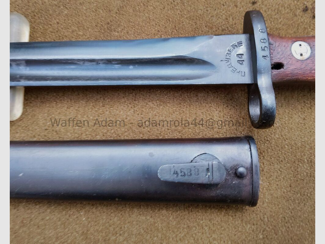 Bajonett Mauser 98 Jugo- Preduzece 44 nummerngleich