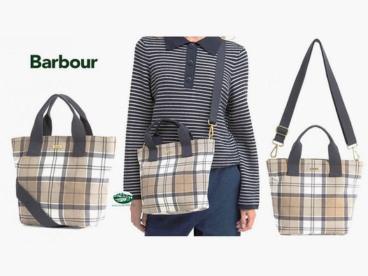 BARBOUR Borsa tote Maisy in tartan donna