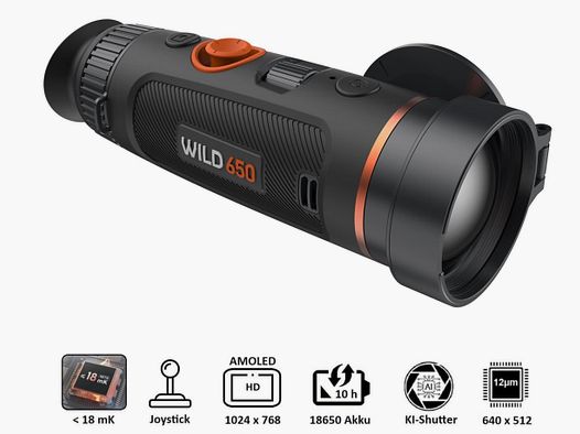 TermTec Wild 650 monocular térmico 640x512 NETD≤18mK