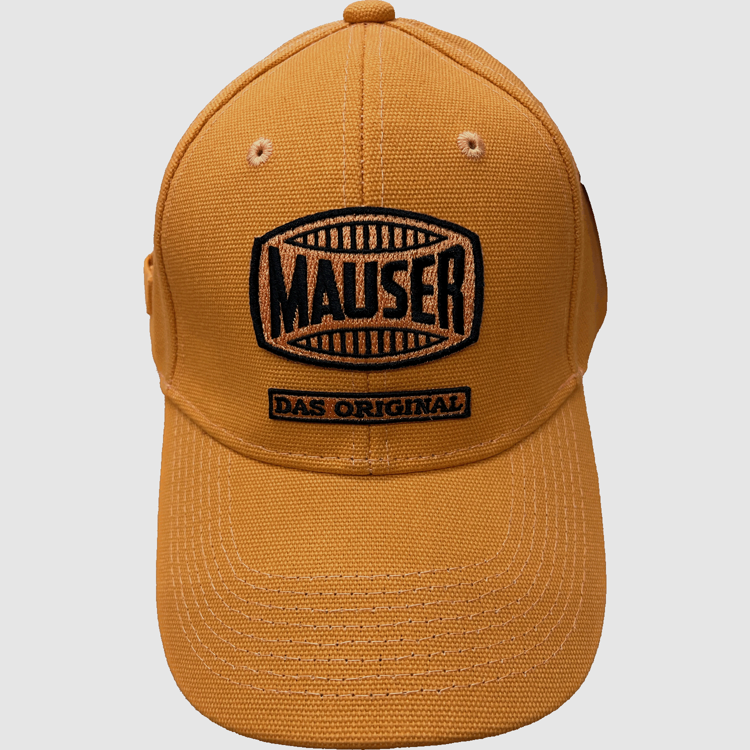 Gorra de lona Mauser naranja brillante