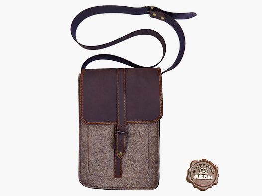 AKAH Messenger-Tasche Wollfilz