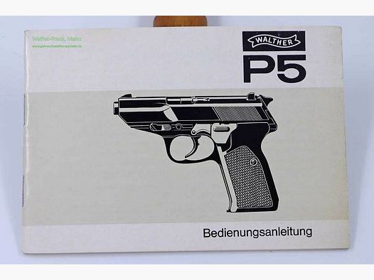 Walther - Ulm Bedienungsanleitung, Original Mod. P5