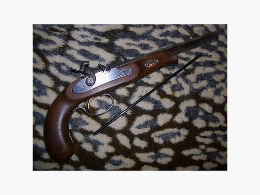 Perkussionspistole Pioneer von Ardesa Kal. 45 mit Beschuss