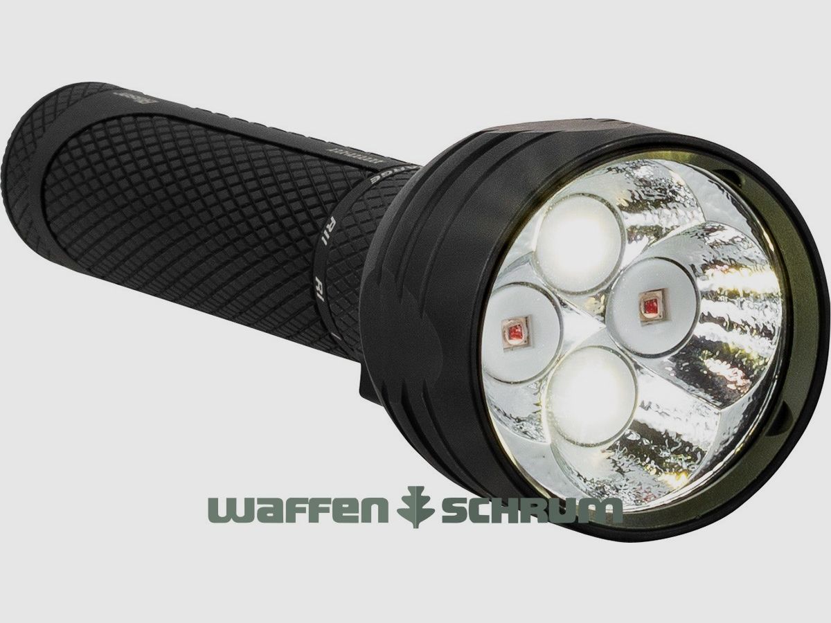 Torcia Blaser HL 1500 nera; alluminio 1500 lumen