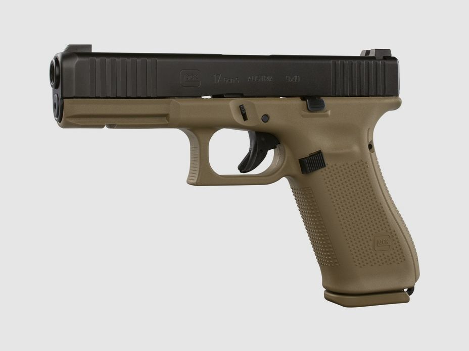 Glock Pistole G17 Gen5 FS FR Coyote 9 mm Luger 4,5" / 11,4 cm, Standard