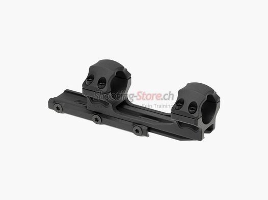 Leapers Accu-Sync 25.4mm Medium Profile 50mm Offset Rings Black