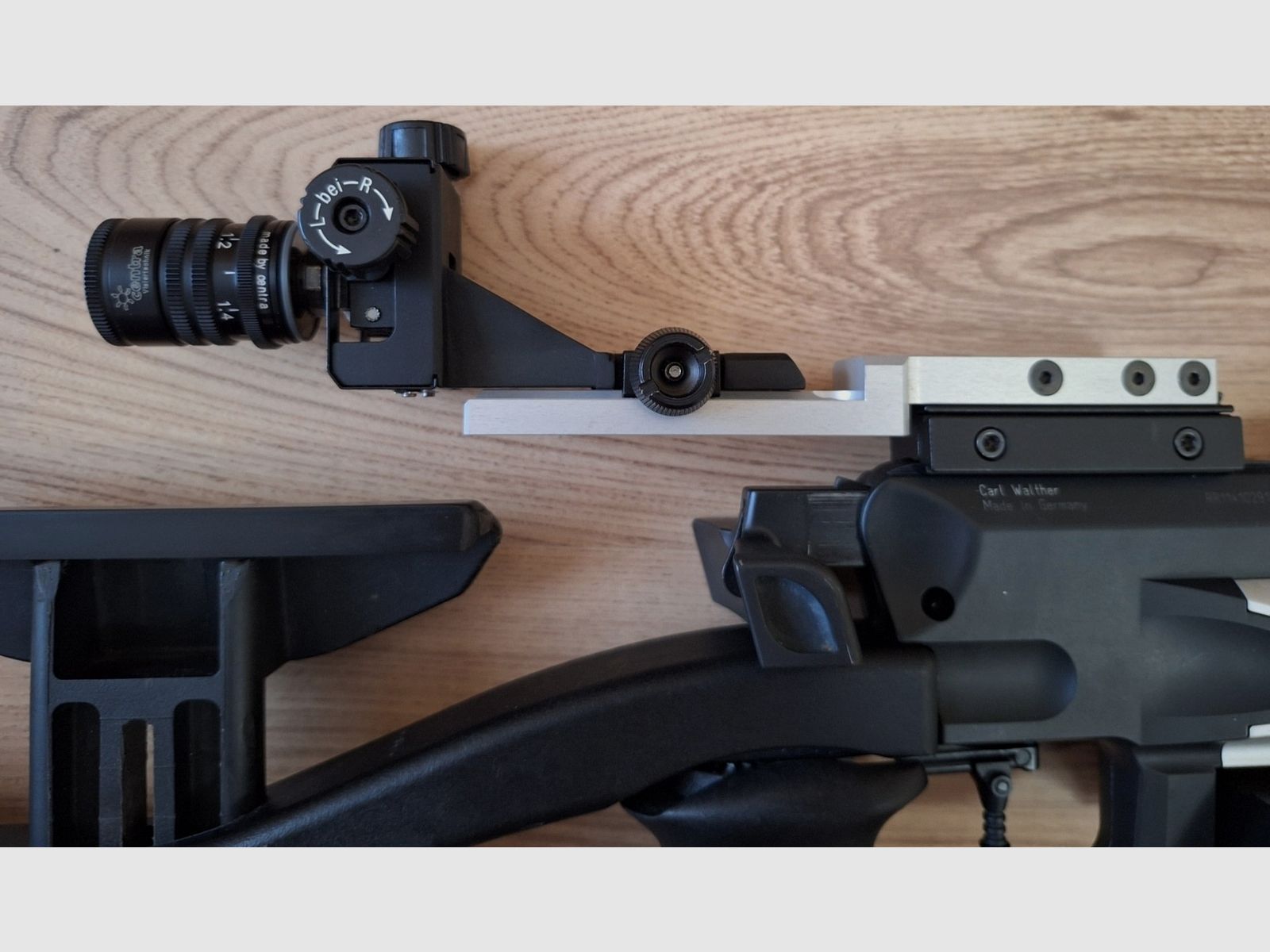 Match luchtgeweer Hämmerli AR 20 "Auflage" - Zilver - met nieuwe patroon - koffer en unieke uitrusting.