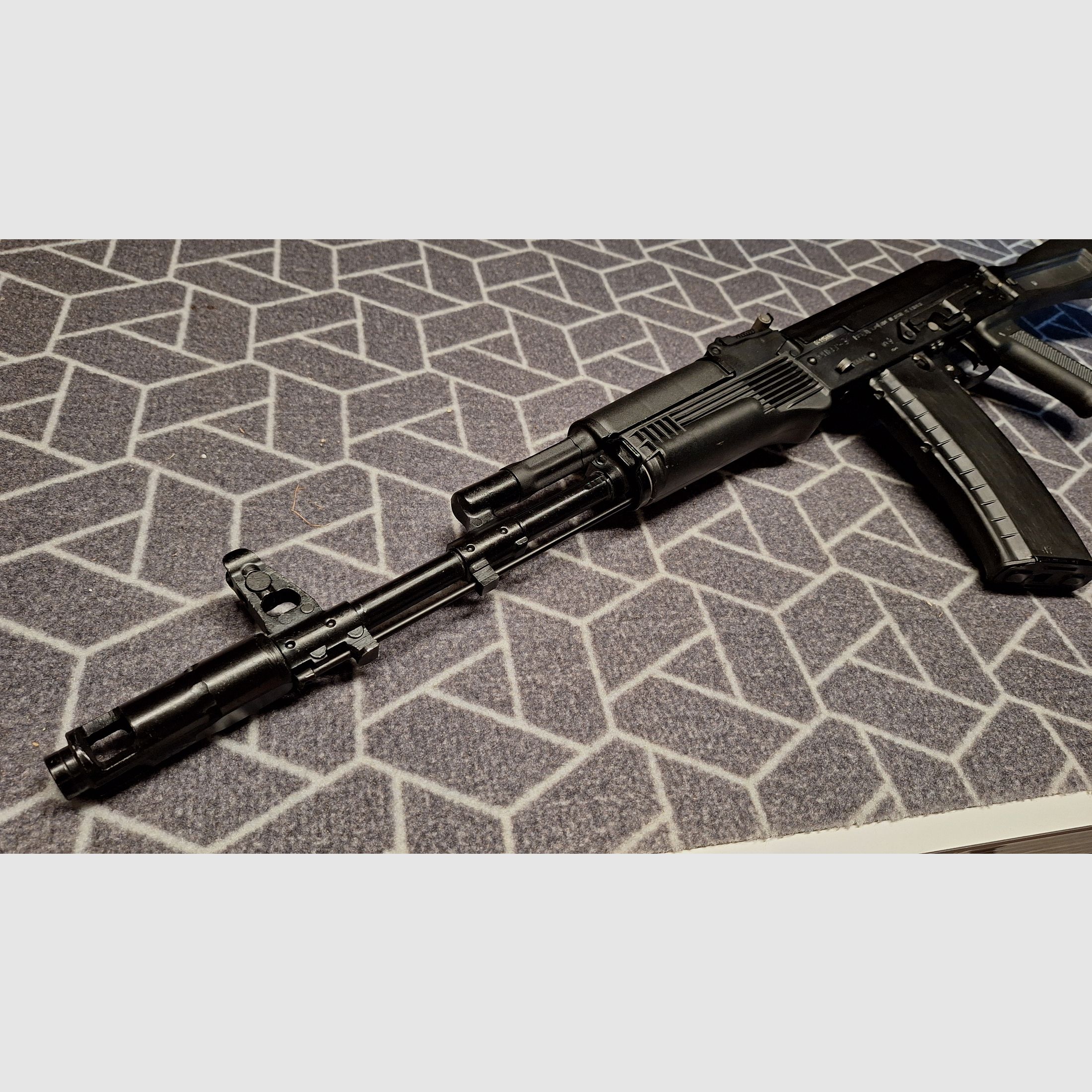 Original AK74M CO2 4.5mm Yunker full steel Kalashnikov - NEW!