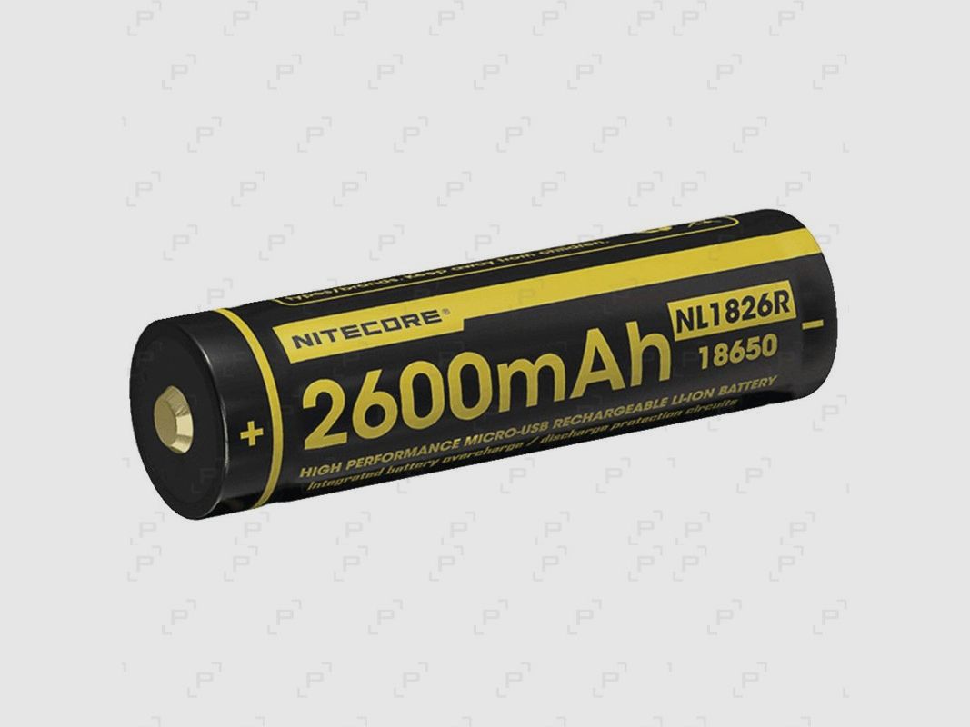Wiederaufladbarer USB-Akku NITECORE 18650, Bild 1 von 2