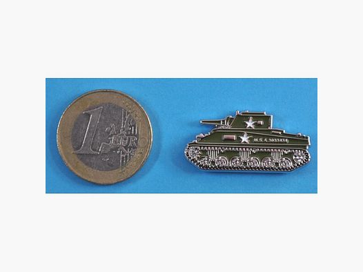 US-Panzer Sherman M4 als Metall-Anstecker