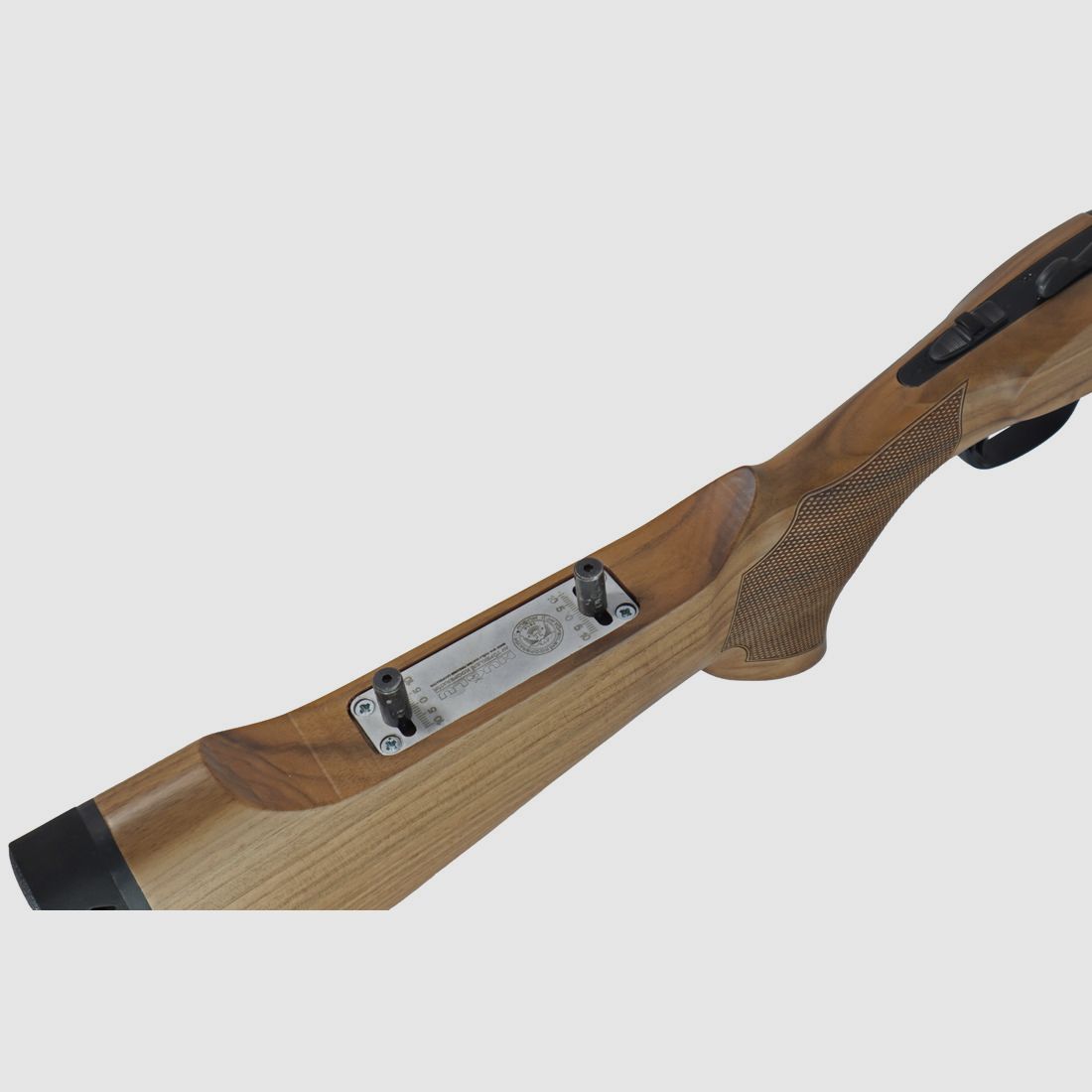  Huglu Bockdoppelflinte Victor schwarz echtes Linkssystem 71cm
