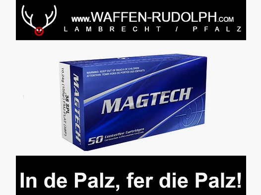 Magtech Vollmantel Flachkopf CTGE 38Special 10,2g/158grs. *EWB pflichtig