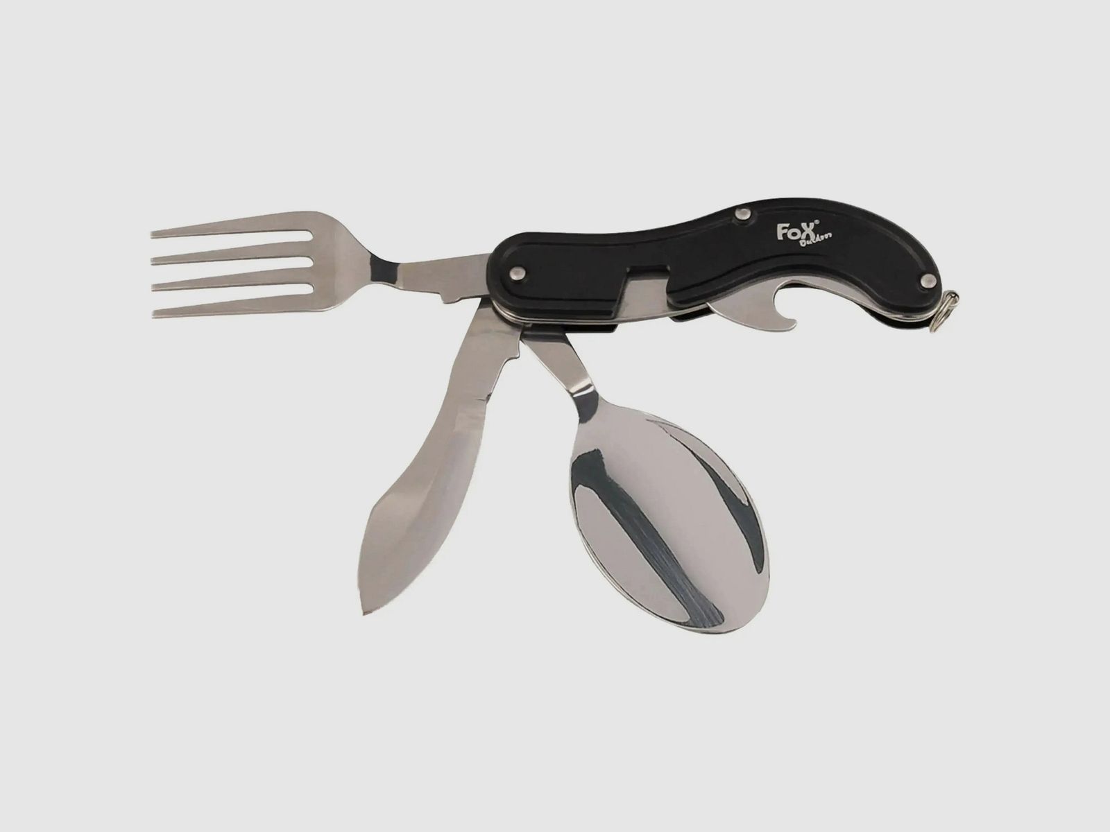 Fox Outdoor Fox Outdoor Set di coltelli pieghevoli 4 pezzi nero