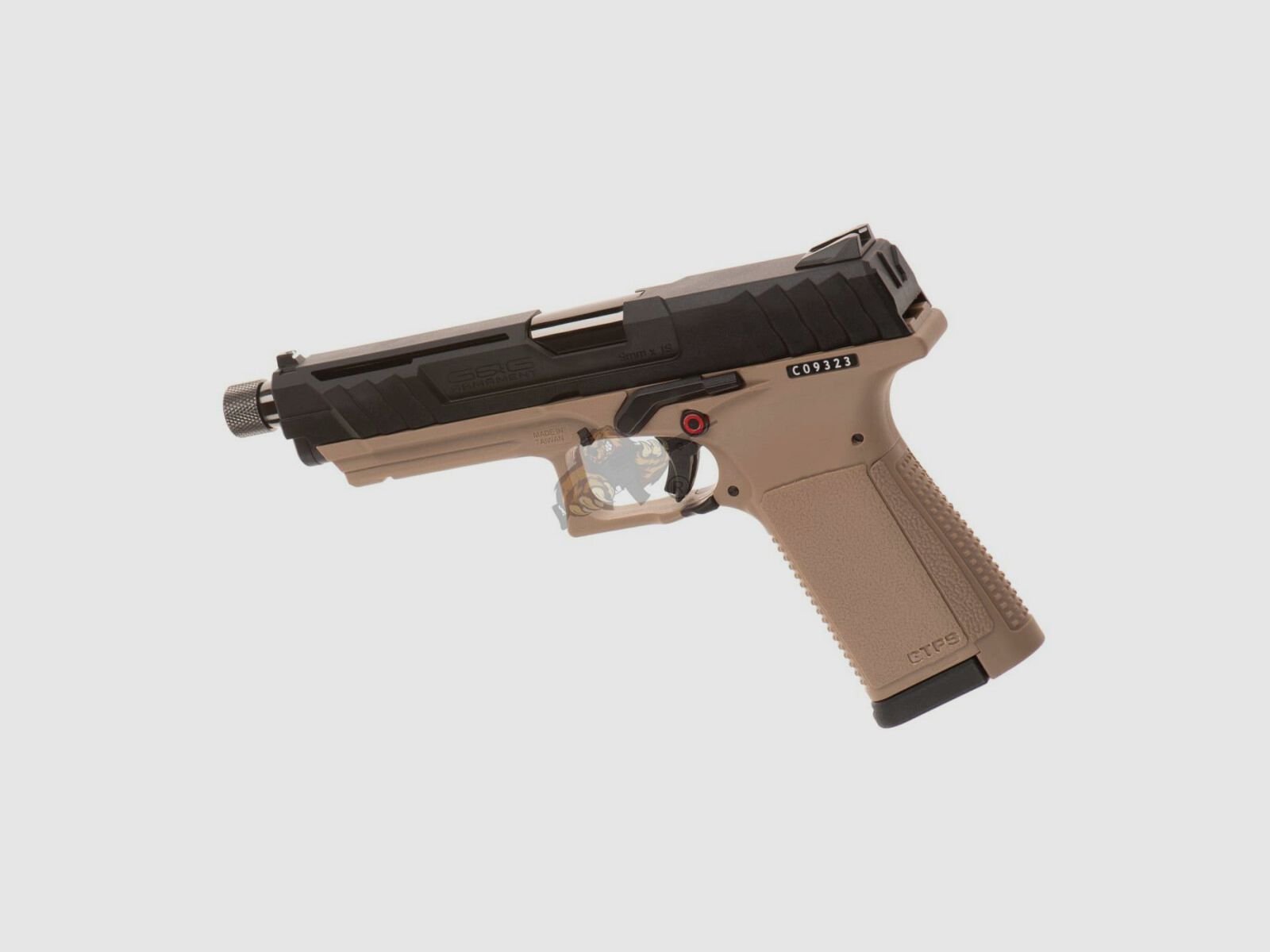 G&G GTP9 GBB Airsoft Pistolet w Czarnym/Pustynnym -F-