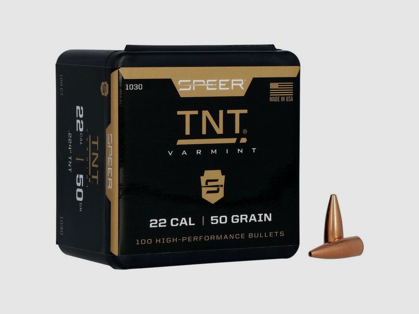 Speer Geschosse .224, TNT 50gr (100) .224/5.69mm VE100