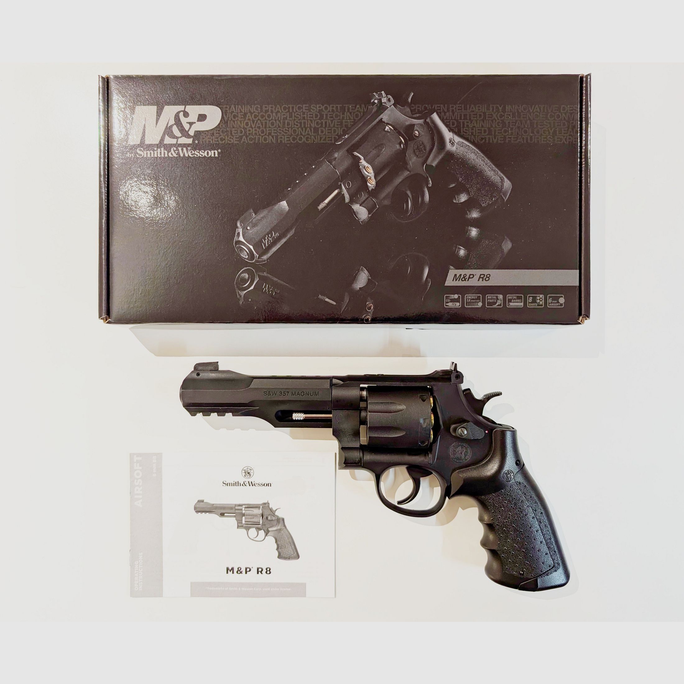 Smith & Wesson M&P R8 4 Zoll CO2 Revolver 6mm BB