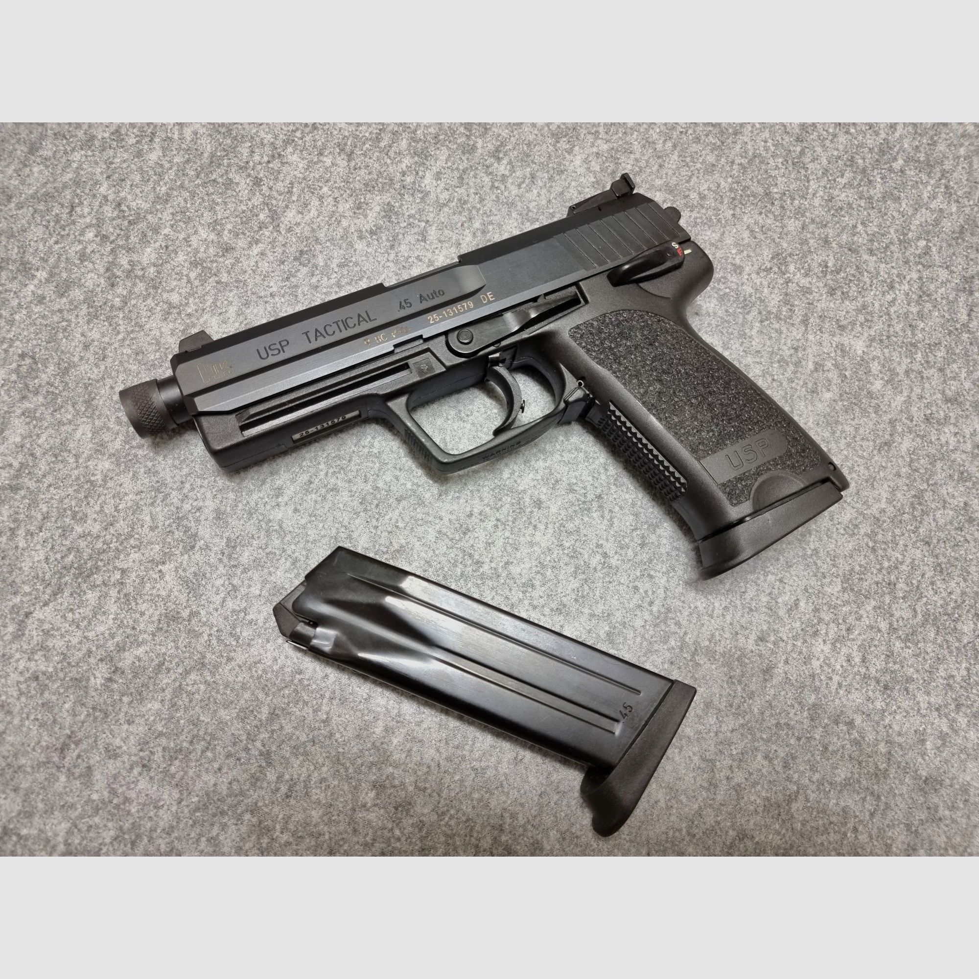 SET: Heckler&Koch USP Tactical Pistool .45 ACP met verwisselsysteem Expert 9mm Luger - H&K HK