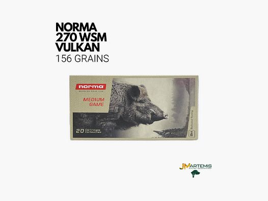 Balles NORMA 270WSM VULKAN 156GR