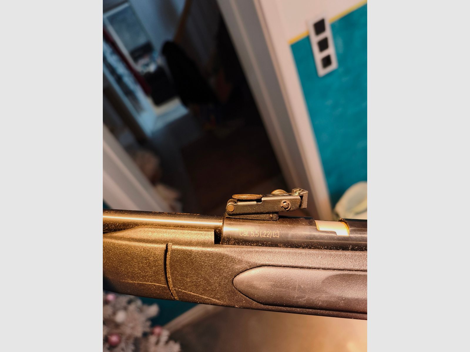 Carabina de aire comprimido calibre 5,5