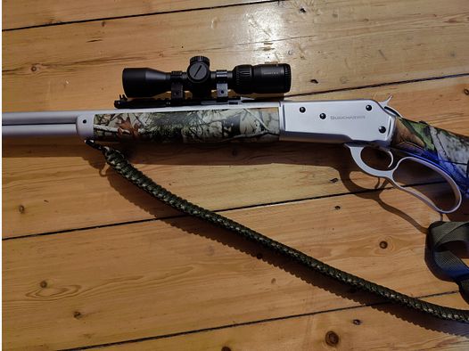 Davide Pedersoli Guidemaster 1886 lever-action rifle