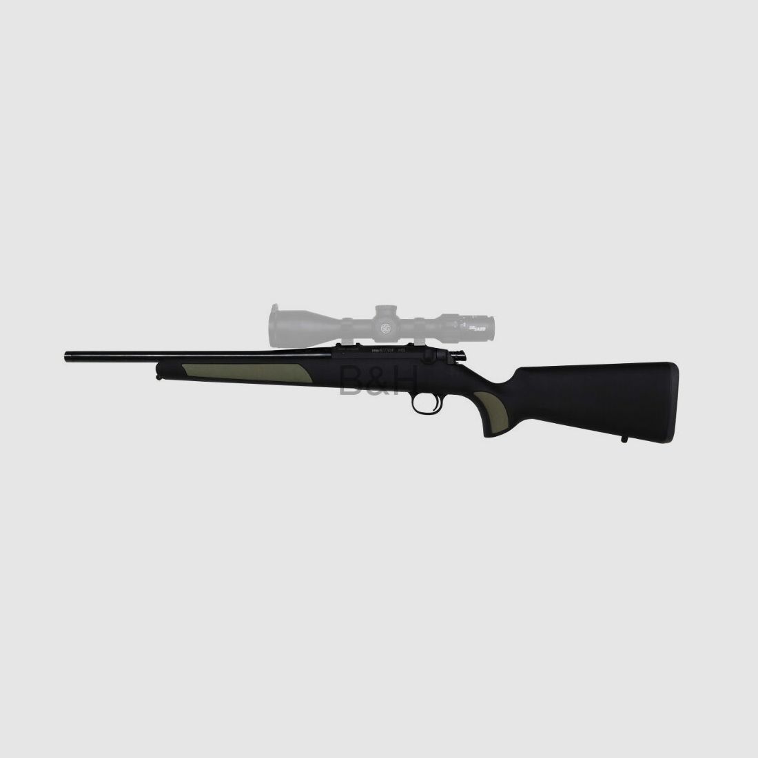 Steel Action	 Hunting Short HS LL 450mm / 45cm Synthetik Geradezug-Repetierbüchse