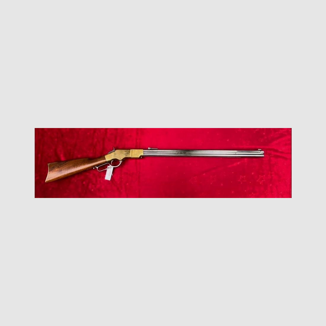 HEGE Uberti 1860 Henry Sonderserie mit Messingsystem und Lauf in White Finish Rifle Kal. 44/40 One of One Thousand