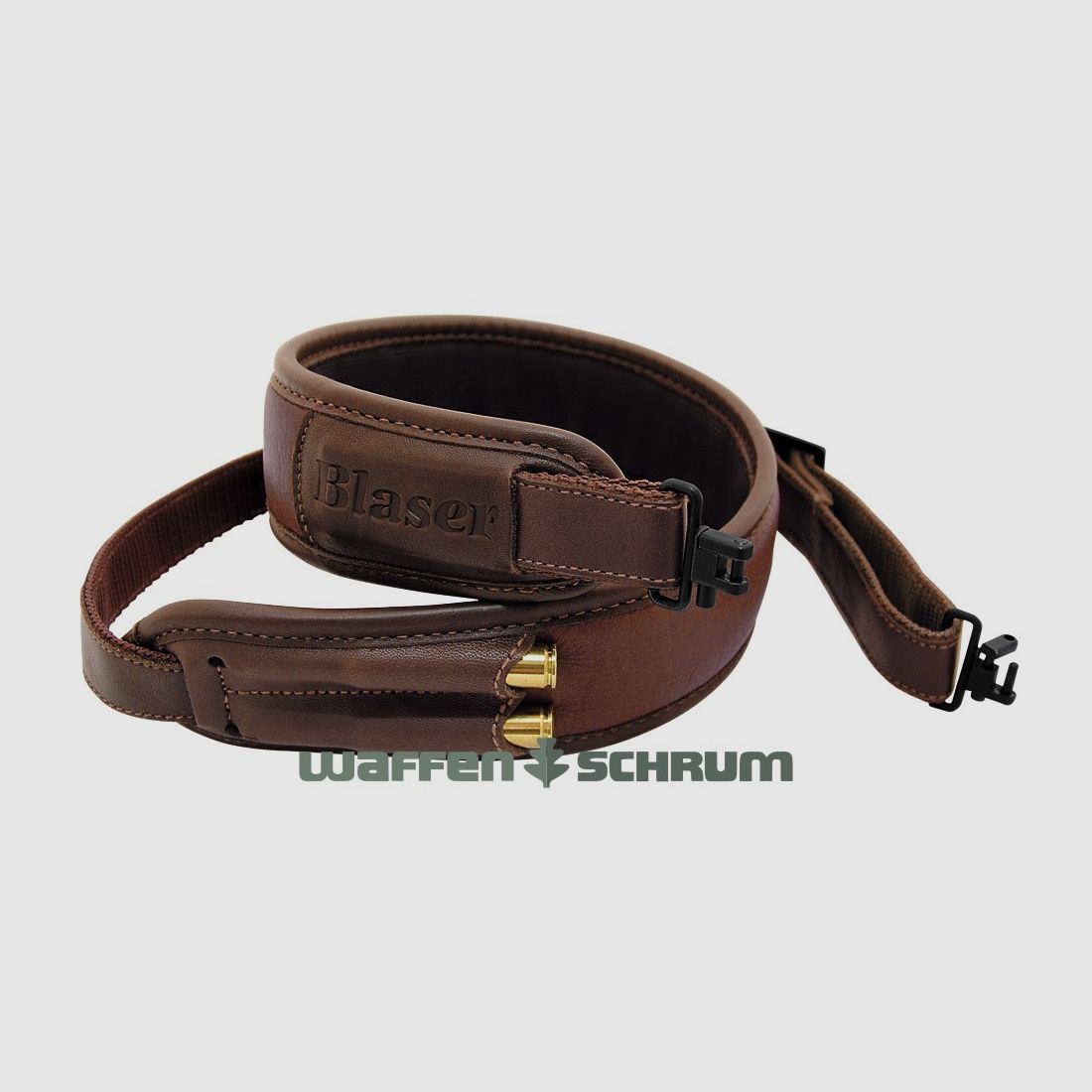 Blaser geweerriemen leer - bruin