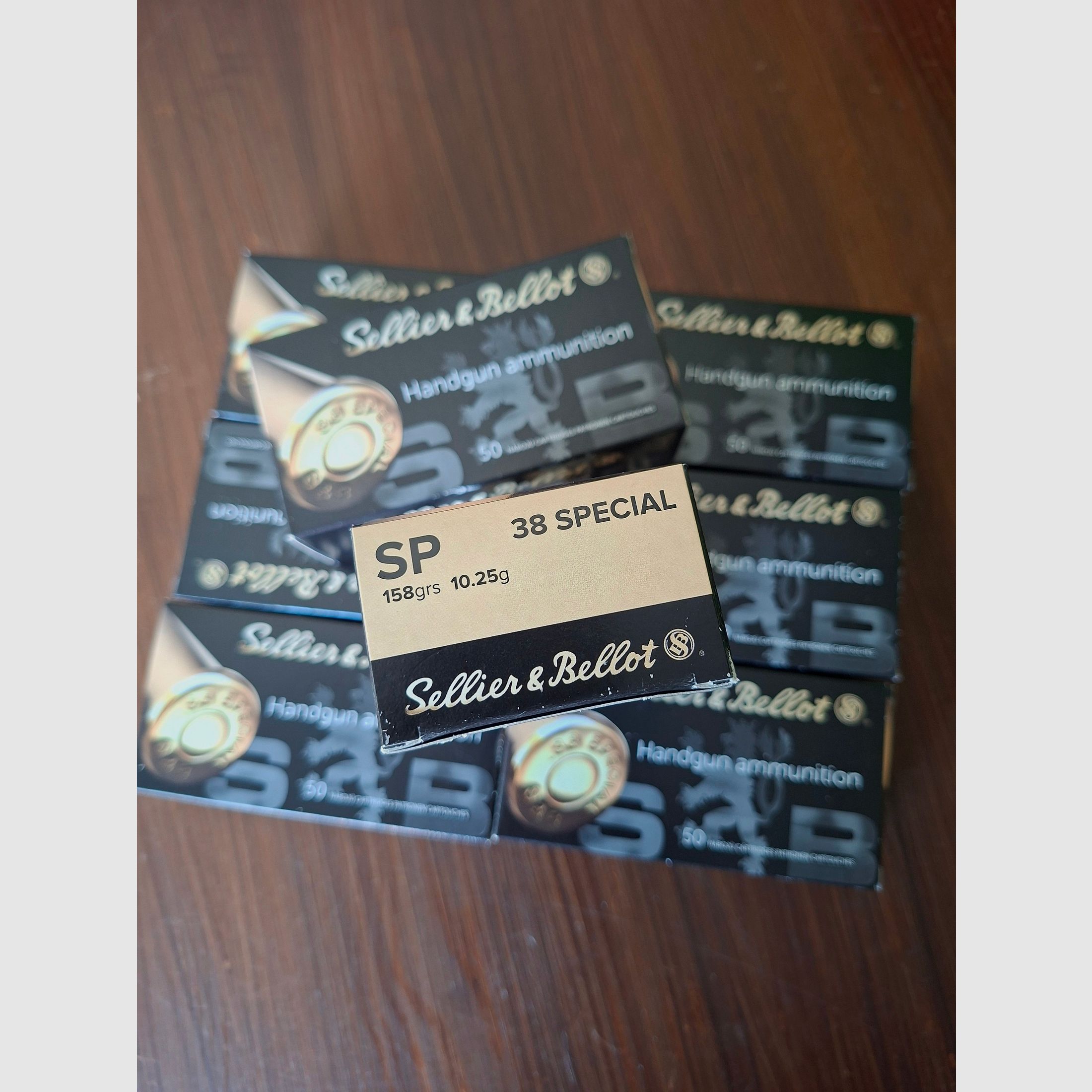 Sellier & Bellot 38 Special SP 158grs, 10,25g munizione 400 pz. 8 pacchetti