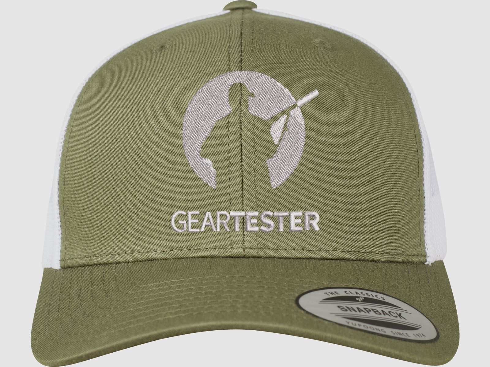 Geartester zweifarbige Retro-Trucker-Kappe