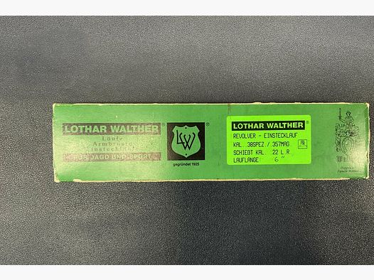 Einstecklauf Lothar Walther 38spez/357Mag .22lr