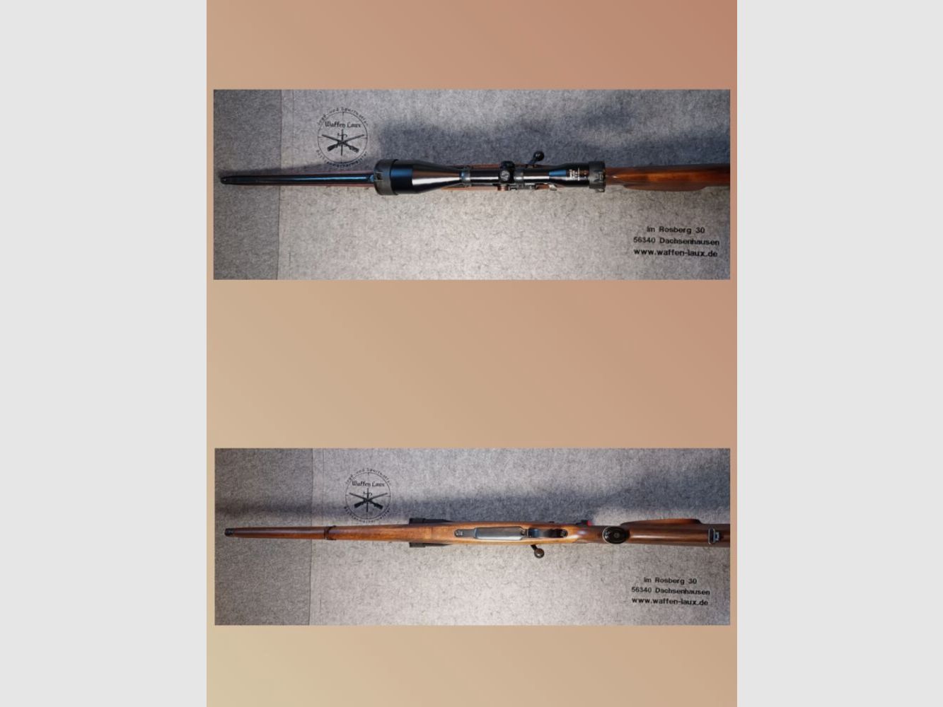 CZ BRNO Frankonia 98er Stutzen mit zwei ZF + Rückstecher Abzug