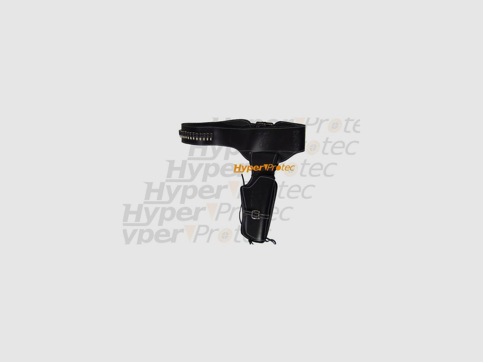 Holster Western Denix für Revolver - Schwarzes Leder