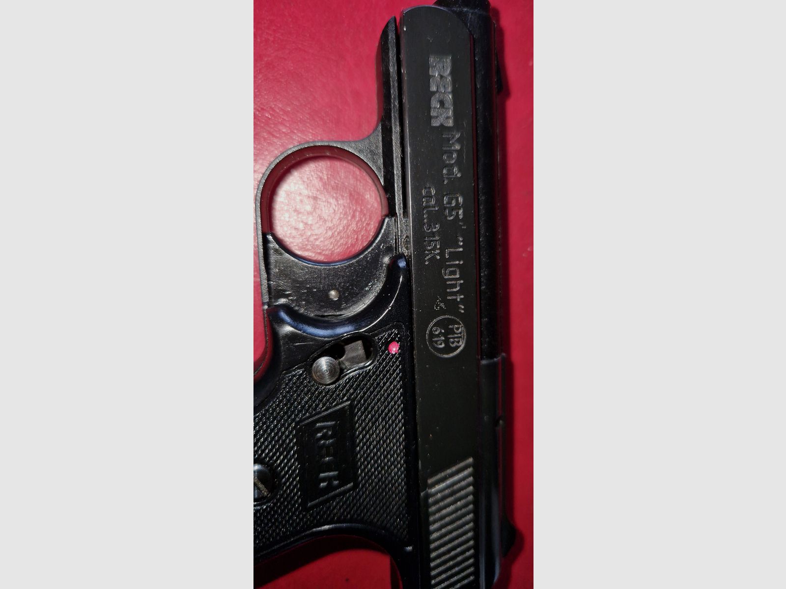 RECK G5 LIGHT / without accessories / cal. 315 P.A.K. / PTB 619 / VERY OLD / BLANK GAS PISTOL NEW YEAR'S EVE SELF-DEFENSE COLLECTION !!!! ------> READ DESCRIPTION <----- !!!!